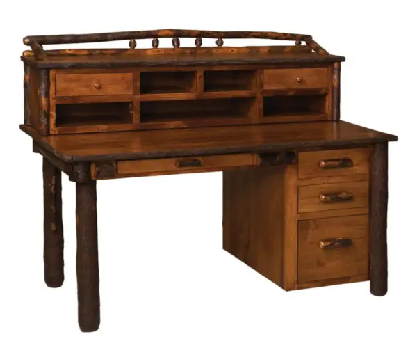 Secretary Desk With Desk Top Organizer